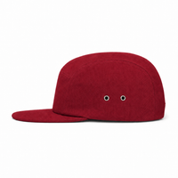 Flex R165 Premium Cotton 5-Panel Adjustable Cap thumbnail 55 cardinal left