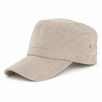 Premium Hemp Military Cap thumbnail 13 stone angle
