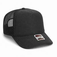 Ottocap 39165 High Crown Foam trucker with rope thumbnail 46 charcoal black angle