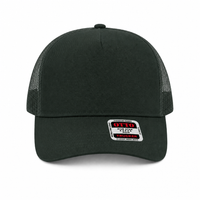 Ottocap 32285 A-Frame 5-Panel Mesh Back Trucker Hat thumbnail 66 dark green front