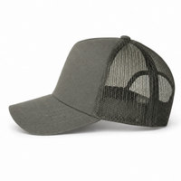 Premium A Frame HEMP TRUCKER CAP thumbnail 20 steel left