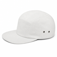 Flex R165 Premium Cotton 5-Panel Adjustable Cap thumbnail 14 white angle