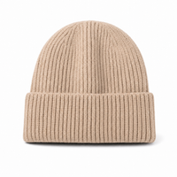Premium Lambswool Flex Beanie with Cuff – Ultra Soft & Warm thumbnail 46 stone front