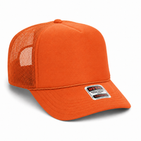 Ottocap 39165 High Crown Foam trucker with rope thumbnail 44 orange angle