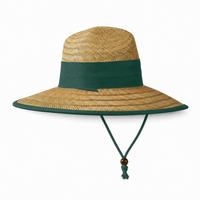 Natural Wide Brim Straw Hats with Adjustable Fit thumbnail 21 bottle right