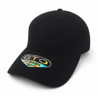 GTO 112 Trucker Hat with Ventilated Comfort and Adjustable Fit thumbnail 143 black angle