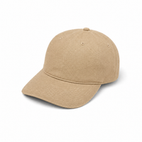 1156 Classic Canvas Cap in Multiple Premium Colors thumbnail 29 khaki angle