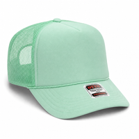 Ottocap 39165 High Crown Foam trucker with rope thumbnail 54 seafoam green angle