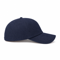A Frame Dad Hat Unstructured thumbnail 67 solid navy right