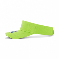 Pro Golf Visor with Adjustable Velcro Strap and Mesh Ventilation thumbnail 16 lime left