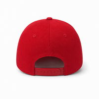 GTO 112 Trucker Hat with Ventilated Comfort and Adjustable Fit thumbnail 110 cardinal red back