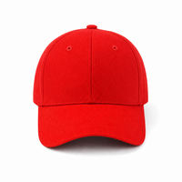HBC Two-Tone Cap with Iconic Hudson's Bay Stripes thumbnail 2 natural red front