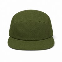 Flex R165 Premium Cotton 5-Panel Adjustable Cap thumbnail 29 green front
