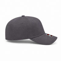 OTTO CAP 5-Panel Mid Profile Structured Baseball Cap thumbnail 36 charcoal right