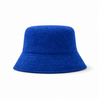 Terry Towelling Flex Bucket Hat thumbnail 12 royal blue front