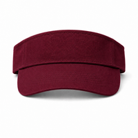 Flex Event Visor in Multiple Vibrant Colours thumbnail 100 maroon front