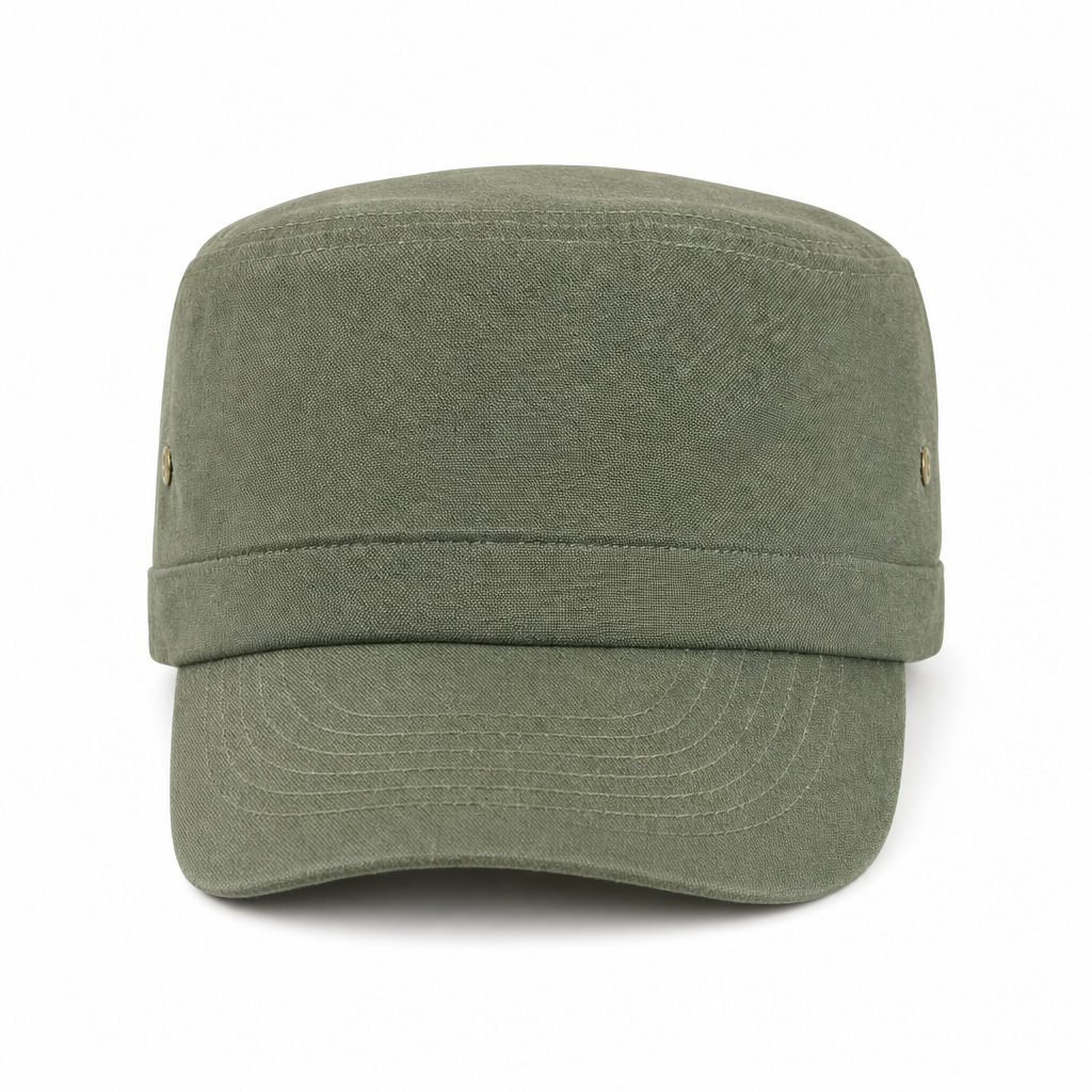 Premium Hemp Military Cap