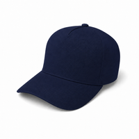 Flex Waikiki Water-Repellent Nylon Curved Peak Cap thumbnail 31 navy angle