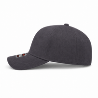 OTTO CAP 5-Panel Mid Profile Structured Baseball Cap thumbnail 35 charcoal left