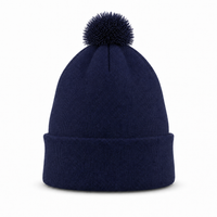 FLEX Acrylic POM POM BEANIE thumbnail 12 navy back