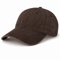 Flex Enzyme Washed Adjustable Baseball Cap thumbnail 64 chocolate angle