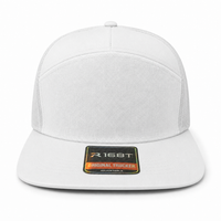R168 Trucker Hat with Breathable Mesh and Adjustable Fit thumbnail 27 white front