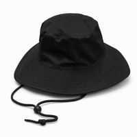 Flex Premium Surf Hat With Break-Away Strap thumbnail 6 black angle
