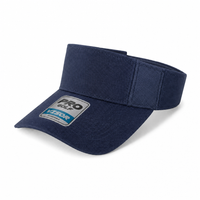 Pro Golf Visor with Adjustable Velcro Strap and Mesh Ventilation thumbnail 24 navy angle