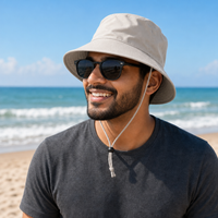 Flex Premium Surf Hat With Break-Away Strap thumbnail 114 natural moodboard