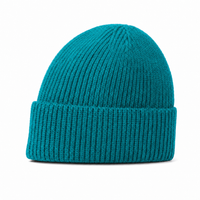 Premium Lambswool Flex Beanie with Cuff – Ultra Soft & Warm thumbnail 86 teal left