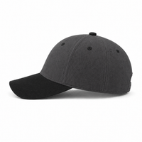HBC Two-Tone Cap with Iconic Hudson's Bay Stripes thumbnail 10 charcoal/black left