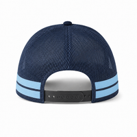 Flex Stripe A Frame High Profile Trucker Cap thumbnail 45 navy sky back