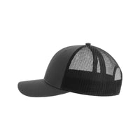Bryce Recycled Trucker Cap in Eco-Friendly Polyester thumbnail 6 bryce recycled trucker - madhats.com.au