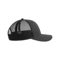 Bryce Recycled Trucker Cap in Eco-Friendly Polyester thumbnail 7 bryce recycled trucker - madhats.com.au