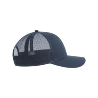 Bryce Recycled Trucker Cap in Eco-Friendly Polyester thumbnail 5 bryce recycled trucker - madhats.com.au