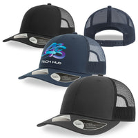 Bryce Recycled Trucker Cap in Eco-Friendly Polyester thumbnail 19 bryce recycled trucker - madhats.com.au