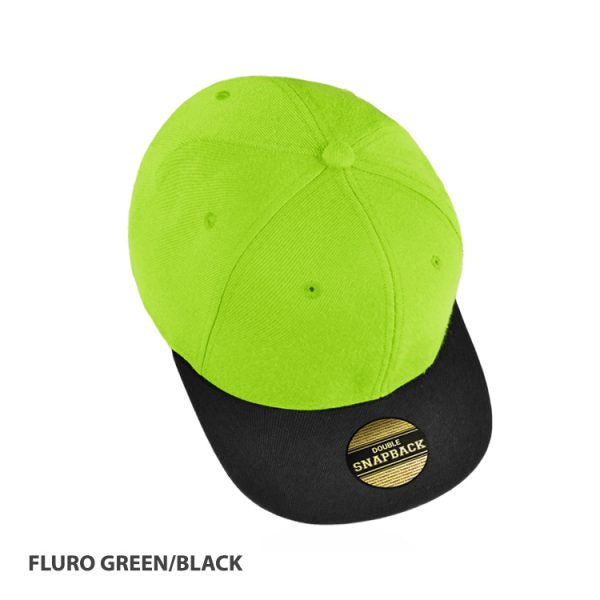 AH142 Mamba Structured 6-Panel Baseball Cap with Flat Peak