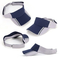 Mesh Knit Visor with Pre-Curved Peak and Hook & Loop Closure thumbnail 5 mesh knit visor - madhats.com.au
