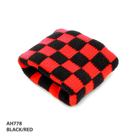 Checkered Cotton Wrist Band with Bold Colour Accents thumbnail 3