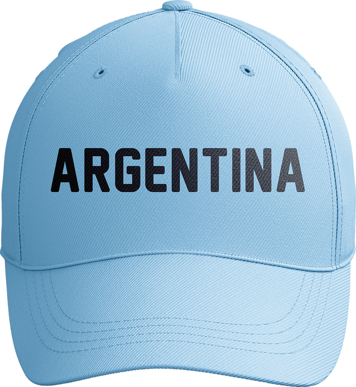 Argentina World Cup Soccer Cap with Bold Lettering