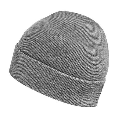 Dockside Knit Beanie with Soft Acrylic Roll-Cuff Design