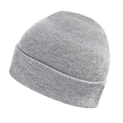 Dockside Knit Beanie with Soft Acrylic Roll-Cuff Design