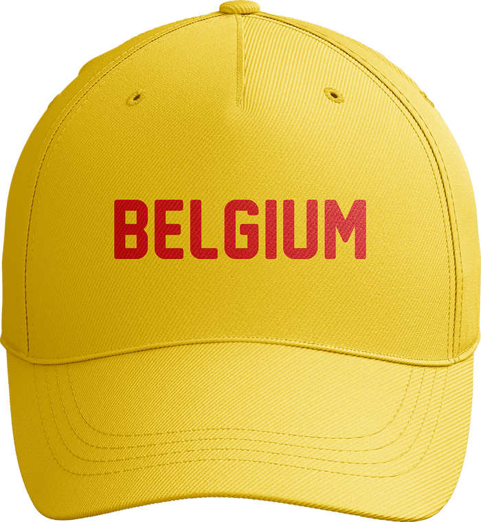 Premium Belgium World Cup Baseball Cap with Adjustable Fit