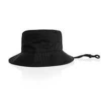 1172 Wide Brim Bucket Hat in Black & Navy thumbnail 1