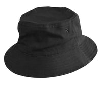 Soft Washed Heavy Brushed Cotton Bucket Hat with Metal Eyelets thumbnail 2