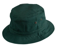 Soft Washed Heavy Brushed Cotton Bucket Hat with Metal Eyelets thumbnail 3