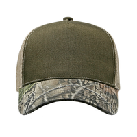 5 Panel Structured Poly/Cotton Front Mesh Back Camo Trucker Hat thumbnail 3 5 panel structured poly/cotton front mesh back camo trucker hat