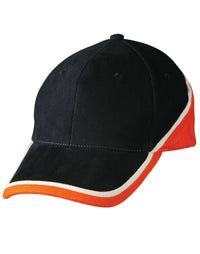 Tri-Colour Heavy Brushed Cotton Structured Cap thumbnail 3 tri-colour heavy brushed cotton structured cap