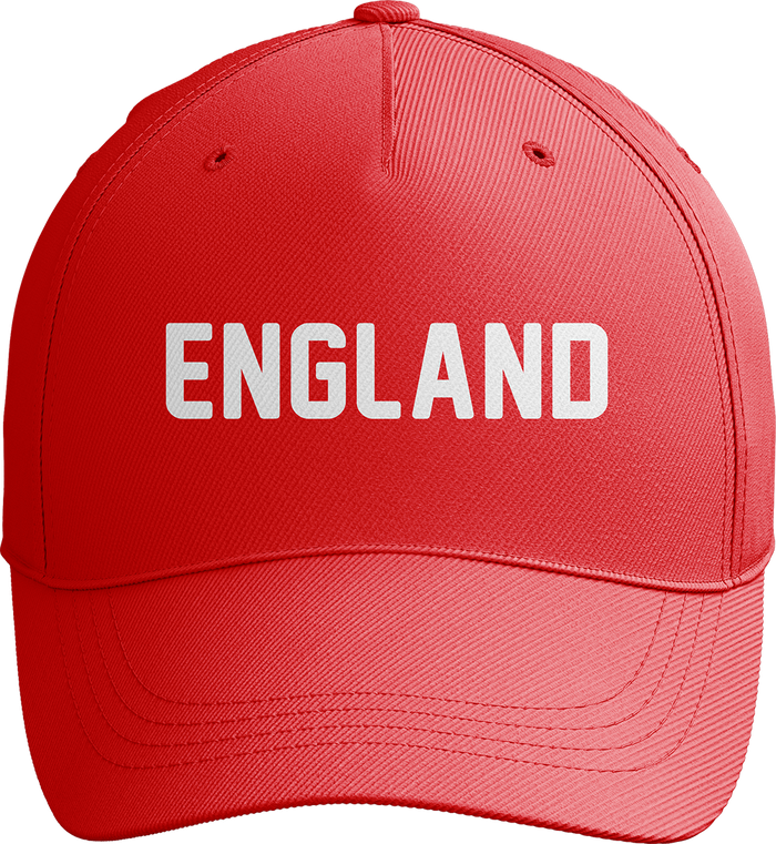 England World Cup Soccer Baseball Cap with Bold Lettering