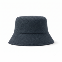 Terry Towelling Flex Bucket Hat thumbnail 108  charcoal front